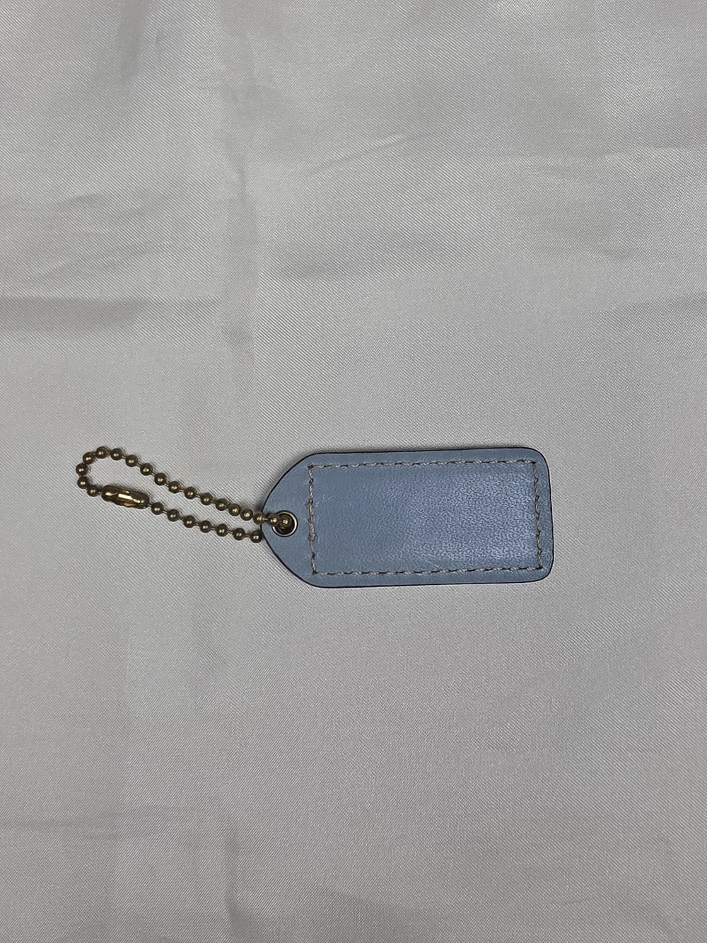 Coach Authentic Vintage  Leather Hangtag Replacement Purse Charm- Blue